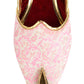 DESI COLOUR Mens Pink Ethnic Footwear/Punjabi Jutti