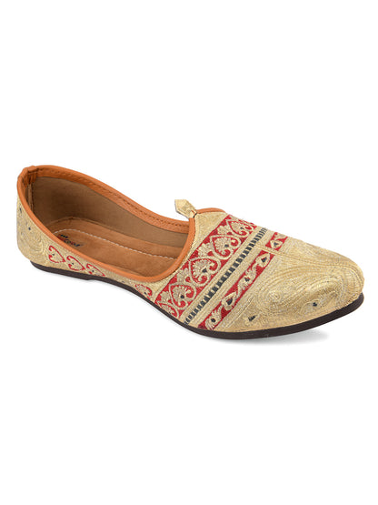 DESI COLOUR Mens Multi Ethnic Footwear/Punjabi Jutti