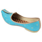 DESI COLOUR Mens Blue Ethnic Footwear/Punjabi Jutti