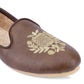 DESI COLOUR Mens Gold Ethnic Footwear/Punjabi Jutti