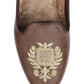 DESI COLOUR Mens Gold Ethnic Footwear/Punjabi Jutti