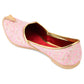 DESI COLOUR Mens Pink Ethnic Footwear/Punjabi Jutti