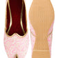 DESI COLOUR Mens Pink Ethnic Footwear/Punjabi Jutti