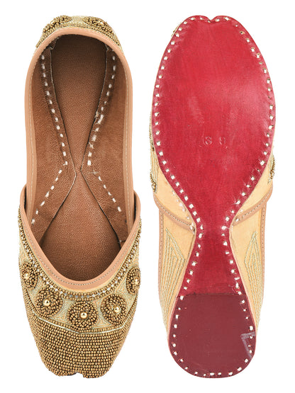 DESI COLOUR Women Multi Ethnic Mojaris Flats