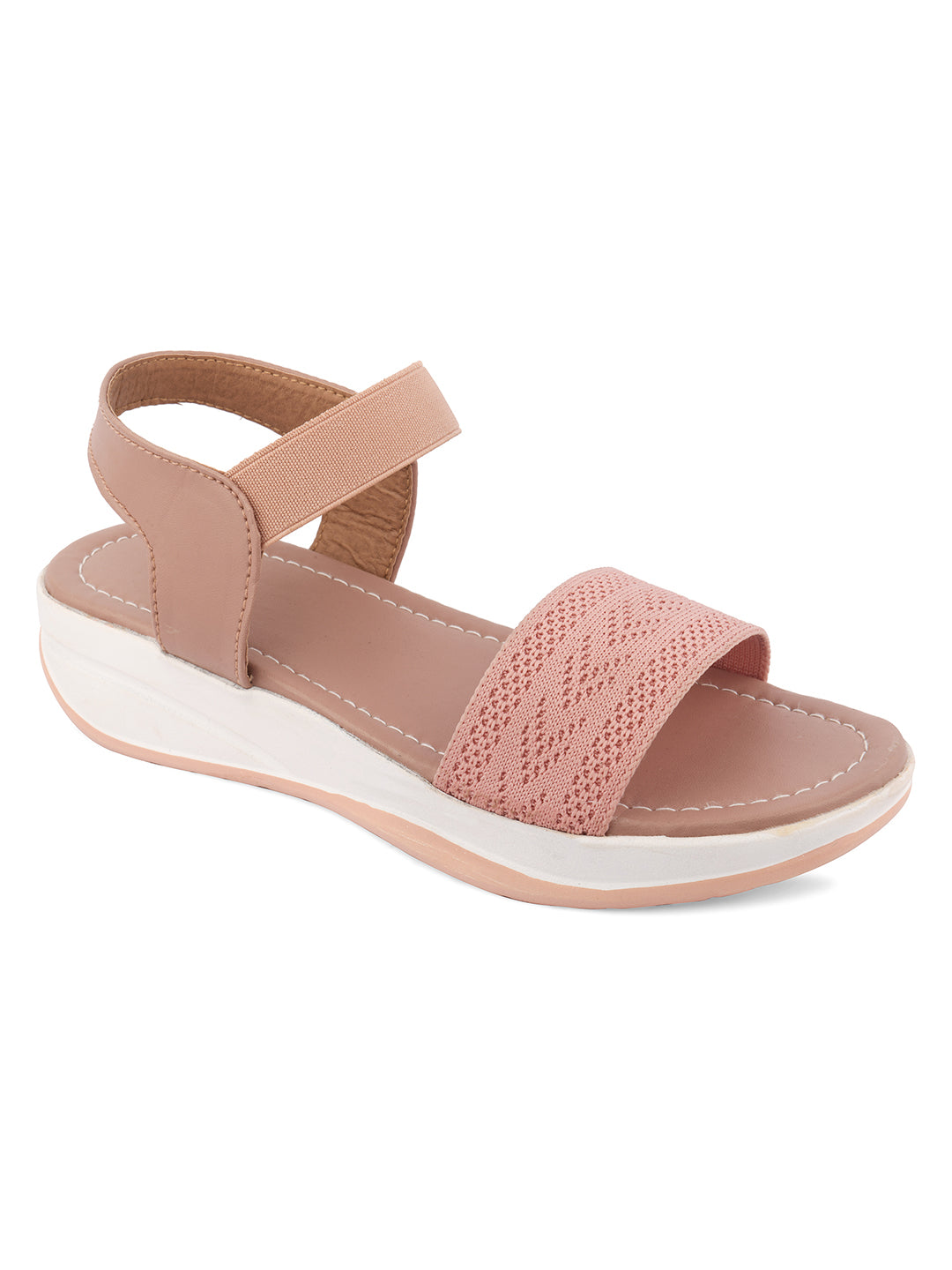 Peach Colored Wedge Sandals Stock Photo - Download Image Now - Brown, Cut  Out, Fashion - iStock